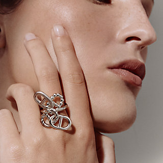 Chaine d'ancre Alea II ring | Hermès USA